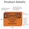 Signmission Electrical Room Not An Exit OSHA Warning Sign, Vinyl Decal, 14in W x 10in L, 2PK OS-2PACK-WS-D-1014-L-12098 - alternate 2